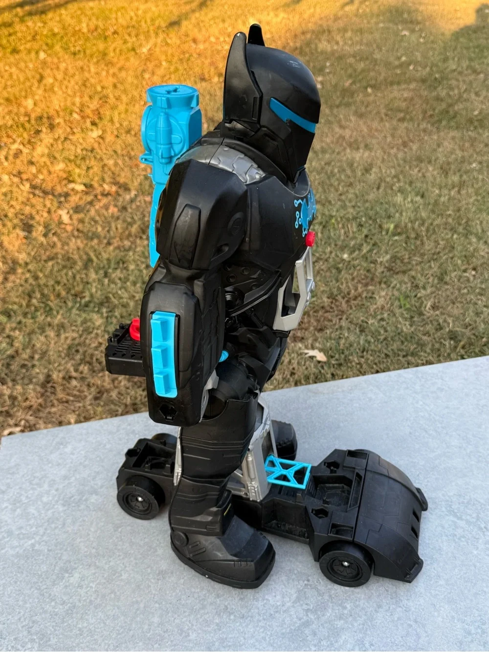 Imaginext DC Tech BatBot 2ft Robot Playset TESTED WORKING Base Unit No Missiles